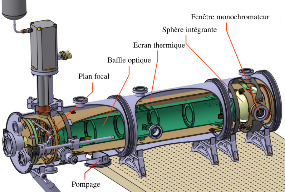 CAO Cryostat de caractérisation