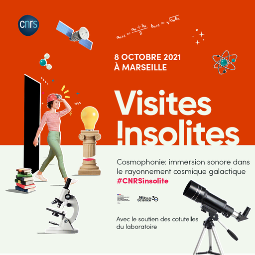 Visites Insolites du CNRS  avec le soutien d'Aix-Marseille Université
